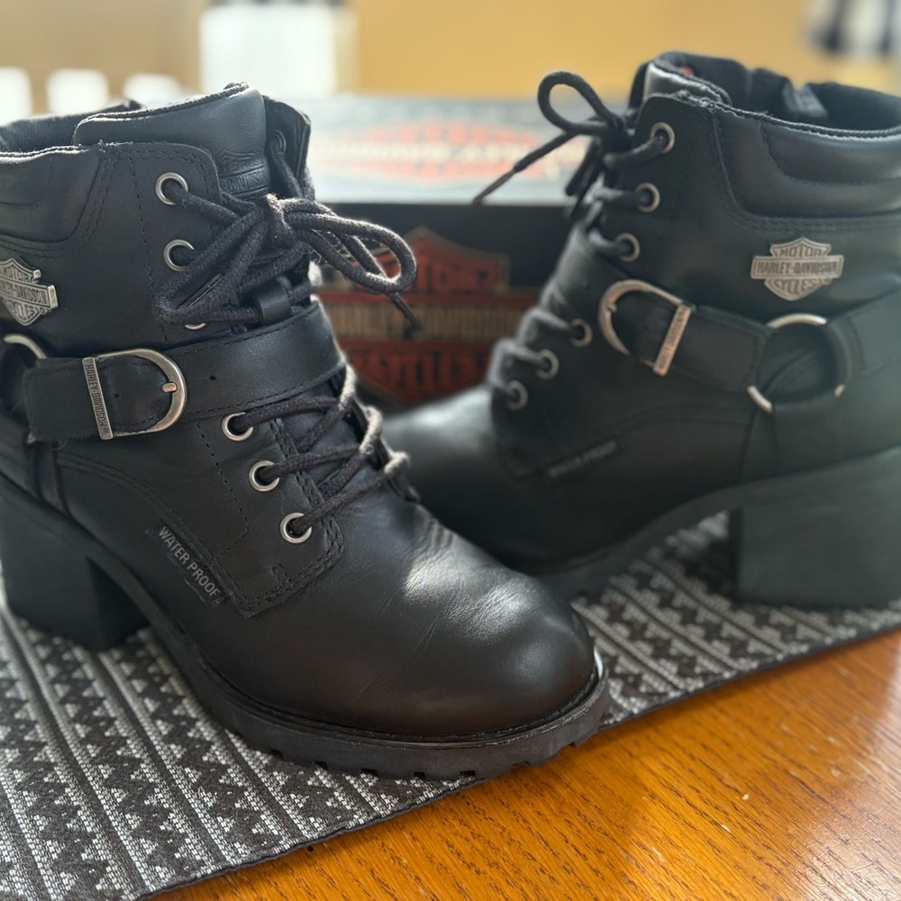Harley-Davidson Leather Riding Boots
